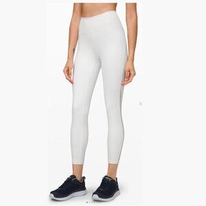 NWT Lululemon Train Times 7/8 Pant *Asia Fit 24" in White Size M US6